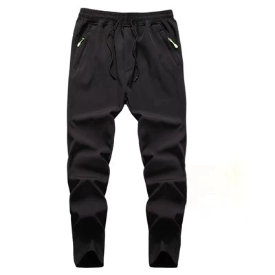 Pantalons negres amb folre polar per a home
